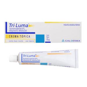 TRI-LUMA CREMA 15 G ACETONIDO DE FLUOCINOLONA HIDROQUINONA Y TRETINOINA