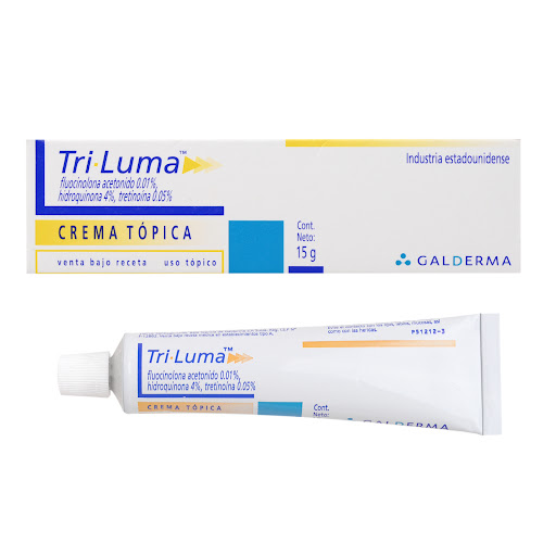 TRI-LUMA CREMA 15 G ACETONIDO DE FLUOCINOLONA HIDROQUINONA Y TRETINOINA